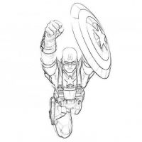 Desenhos para colorir Capitão América