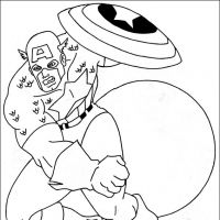 Desenhos para colorir Capitão América
