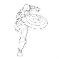 Desenhos para colorir Capitão América