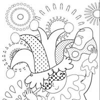 Desenhos para colorir Carnaval