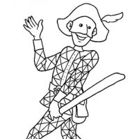 Desenhos para colorir Carnaval