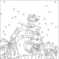 Desenhos para colorir Carnaval