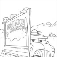 Desenhos para colorir Carros Filme