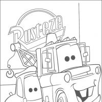 Desenhos para colorir Carros Filme