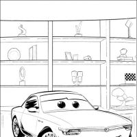 Desenhos para colorir Carros Filme