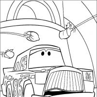 Desenhos para colorir Carros Filme