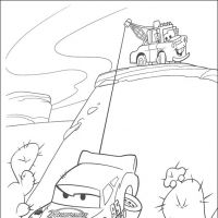 Desenhos para colorir Carros Filme