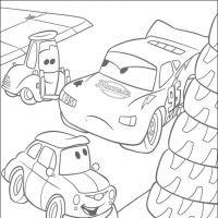 Desenhos para colorir Carros Filme