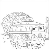 Desenhos para colorir Carros Filme