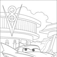 Desenhos para colorir Carros Filme