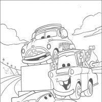 Desenhos para colorir Carros Filme