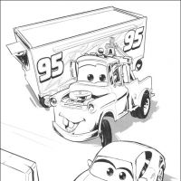 Desenhos para colorir Carros Filme