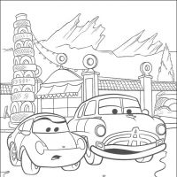Desenhos para colorir Carros Filme