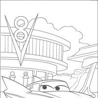 Desenhos para colorir Carros Filme