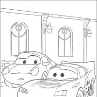 Desenhos para colorir Carros Filme