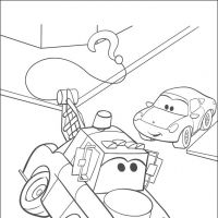 Desenhos para colorir Carros Filme