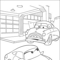 Desenhos para colorir Carros Filme