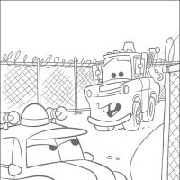 Desenhos para colorir Carros Filme