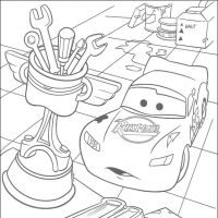 Desenhos para colorir Carros Filme