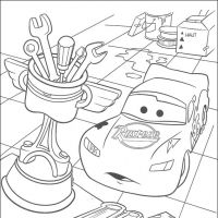 Desenhos para colorir Carros Filme