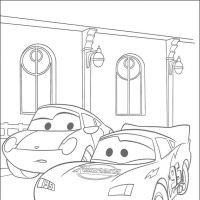 Desenhos para colorir Carros Filme