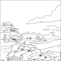 Desenhos para colorir Carros Filme