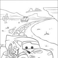 Desenhos para colorir Carros Filme