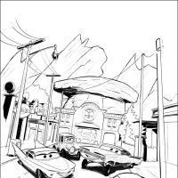 Desenhos para colorir Carros Filme