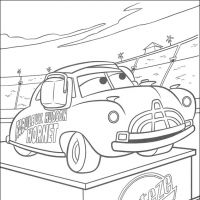 Desenhos para colorir Carros Filme