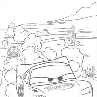 Desenhos para colorir Carros Filme