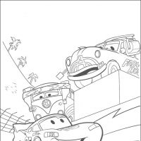 Desenhos para colorir Carros Filme