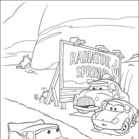 Desenhos para colorir Carros Filme
