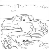 Desenhos para colorir Carros Filme