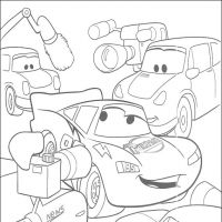 Desenhos para colorir Carros Filme