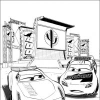 Desenhos para colorir Carros Filme