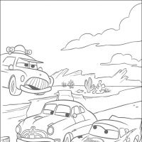 Desenhos para colorir Carros Filme