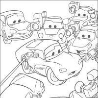 Desenhos para colorir Carros Filme