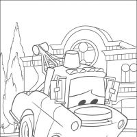 Desenhos para colorir Carros Filme