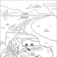 Desenhos para colorir Carros Filme