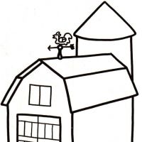 Desenhos para colorir Casas
