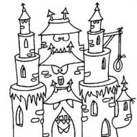Desenhos para colorir Castelos