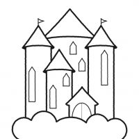 Desenhos para colorir Castelos