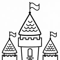 Desenhos para colorir Castelos