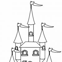 Desenhos para colorir Castelos