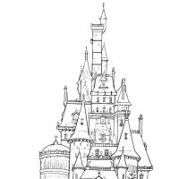 Desenhos para colorir Castelos