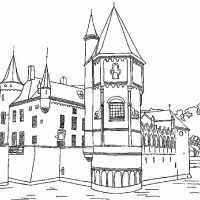 Desenhos para colorir Castelos