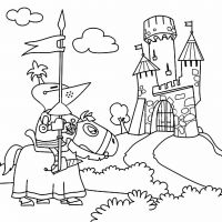 Desenhos para colorir Castelos