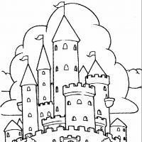 Desenhos para colorir Castelos