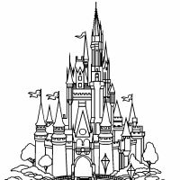 Desenhos para colorir Castelos