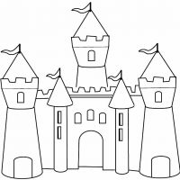 Desenhos para colorir Castelos